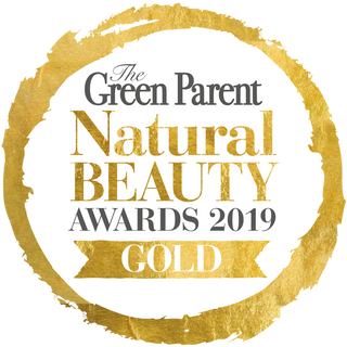 Winner of Gold Award Green Parent Magazine Natural Beauty Awards 2019