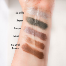Load image into Gallery viewer, Love-The-Planet-Vegan-Mineral-Eyeshadow-Swatches